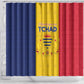 Chad Flag Style Shower Curtain African Pattern - African Pride