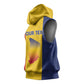 Personalized Chad Flag Style Sleeveless Hoodie African Pattern - African Pride