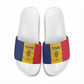 Chad Slide Sandals Coat Of Arms - Flag Style