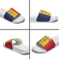 Chad Slide Sandals Coat Of Arms - Flag Style