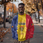 Personalized Chad Flag Style Sweatshirt African Pattern - African Pride