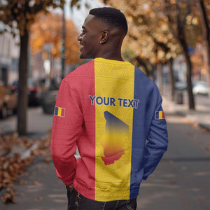 Personalized Chad Flag Style Sweatshirt African Pattern - African Pride