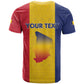Personalized Chad Flag Style T shirt African Pattern - African Pride