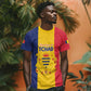 Personalized Chad Flag Style T shirt African Pattern - African Pride