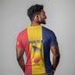 Personalized Chad Flag Style T shirt African Pattern - African Pride