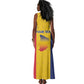 Personalized Chad Flag Style Tank Maxi Dress African Pattern - African Pride