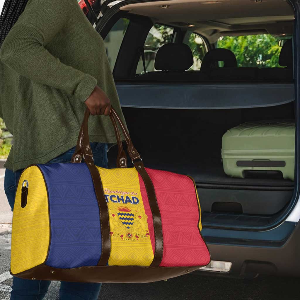 Chad Travel Bag Coat Of Arms - Flag Style