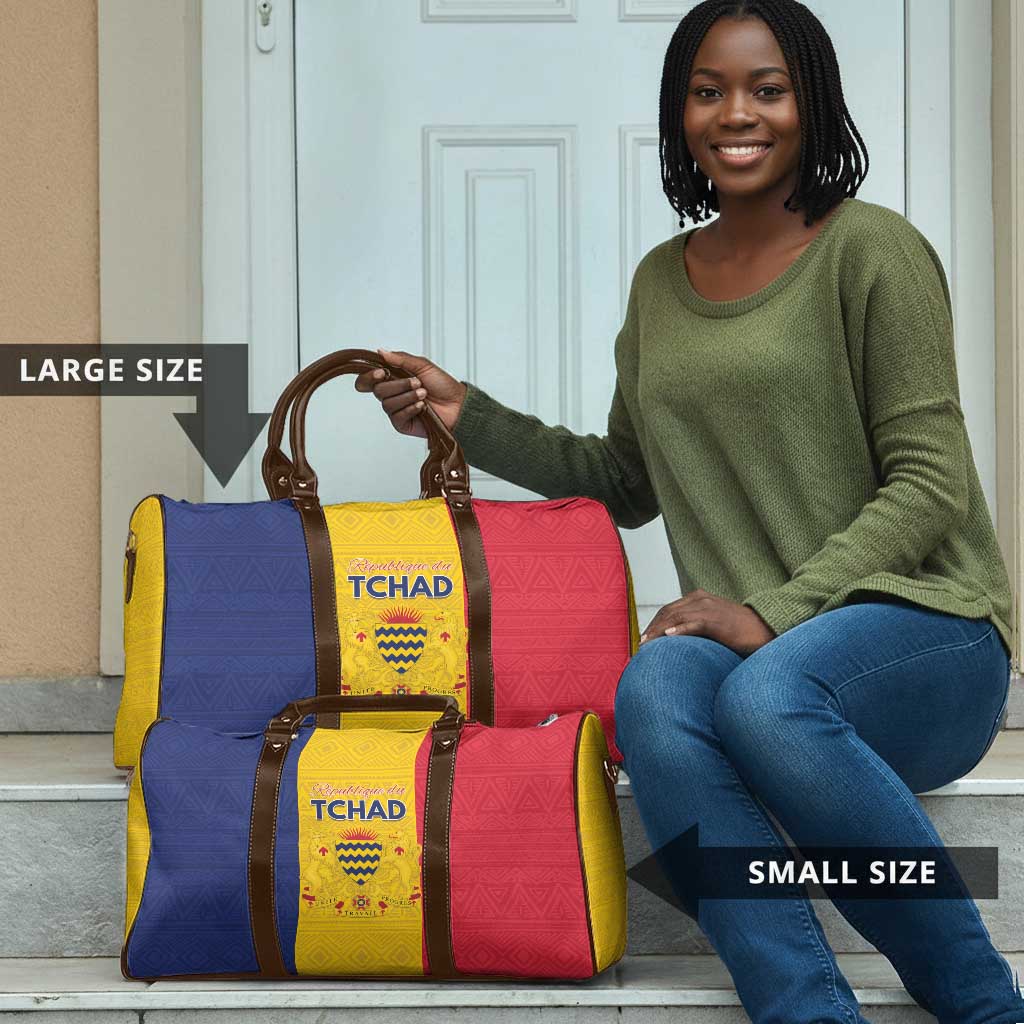 Chad Travel Bag Coat Of Arms - Flag Style