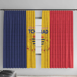 Chad Flag Style Window Curtain African Pattern - African Pride