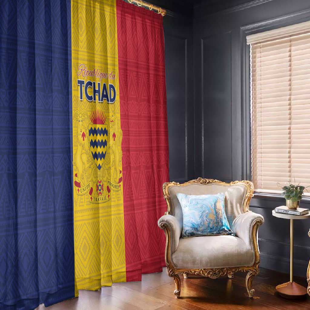 Chad Flag Style Window Curtain African Pattern - African Pride