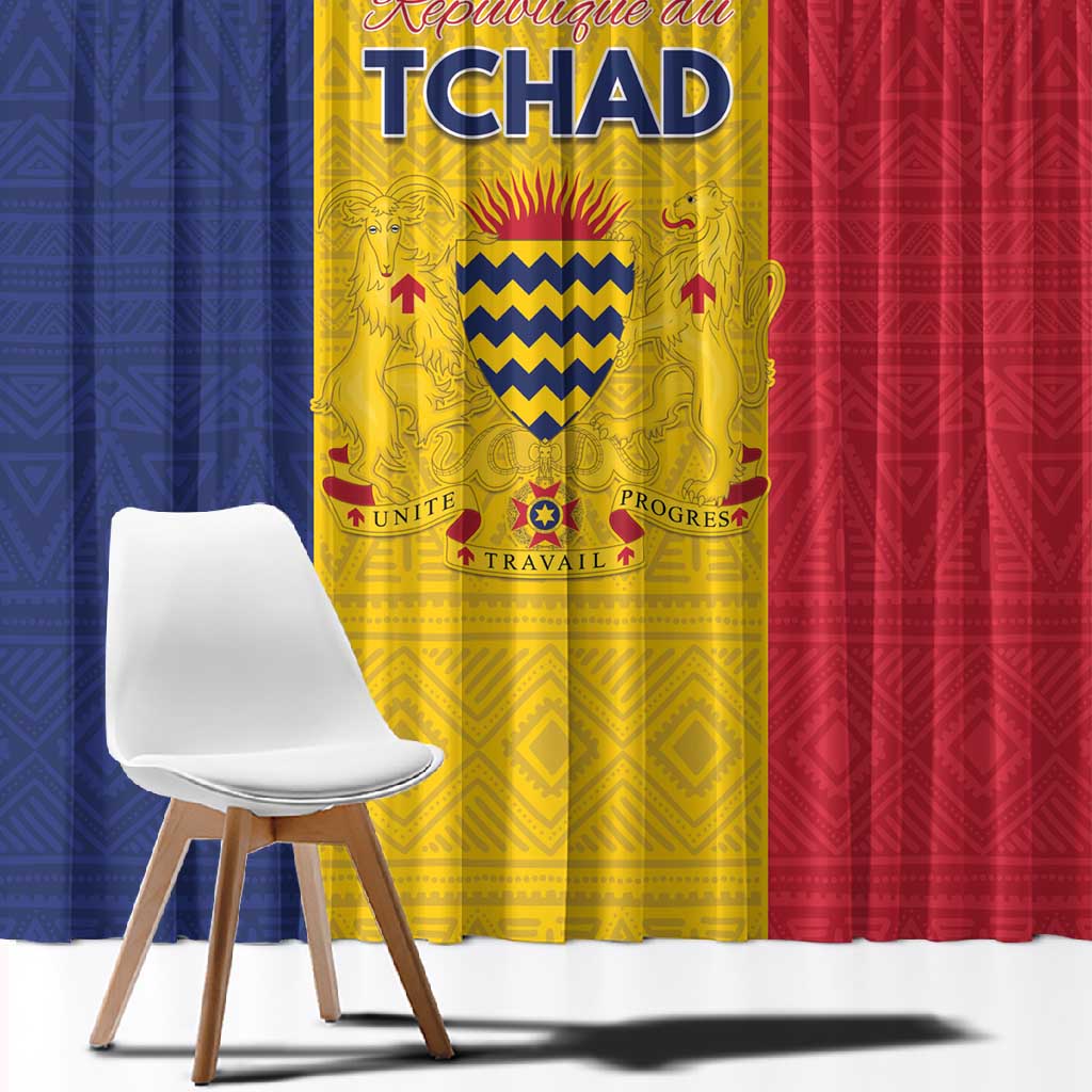 Chad Flag Style Window Curtain African Pattern - African Pride