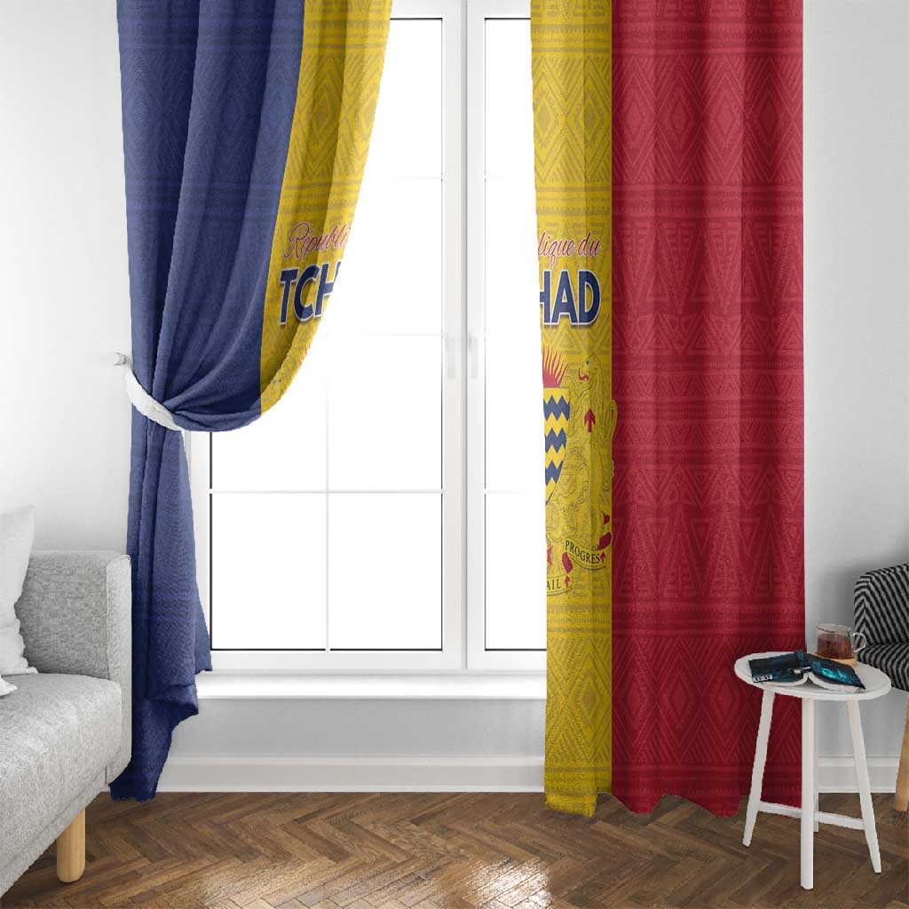 Chad Flag Style Window Curtain African Pattern - African Pride