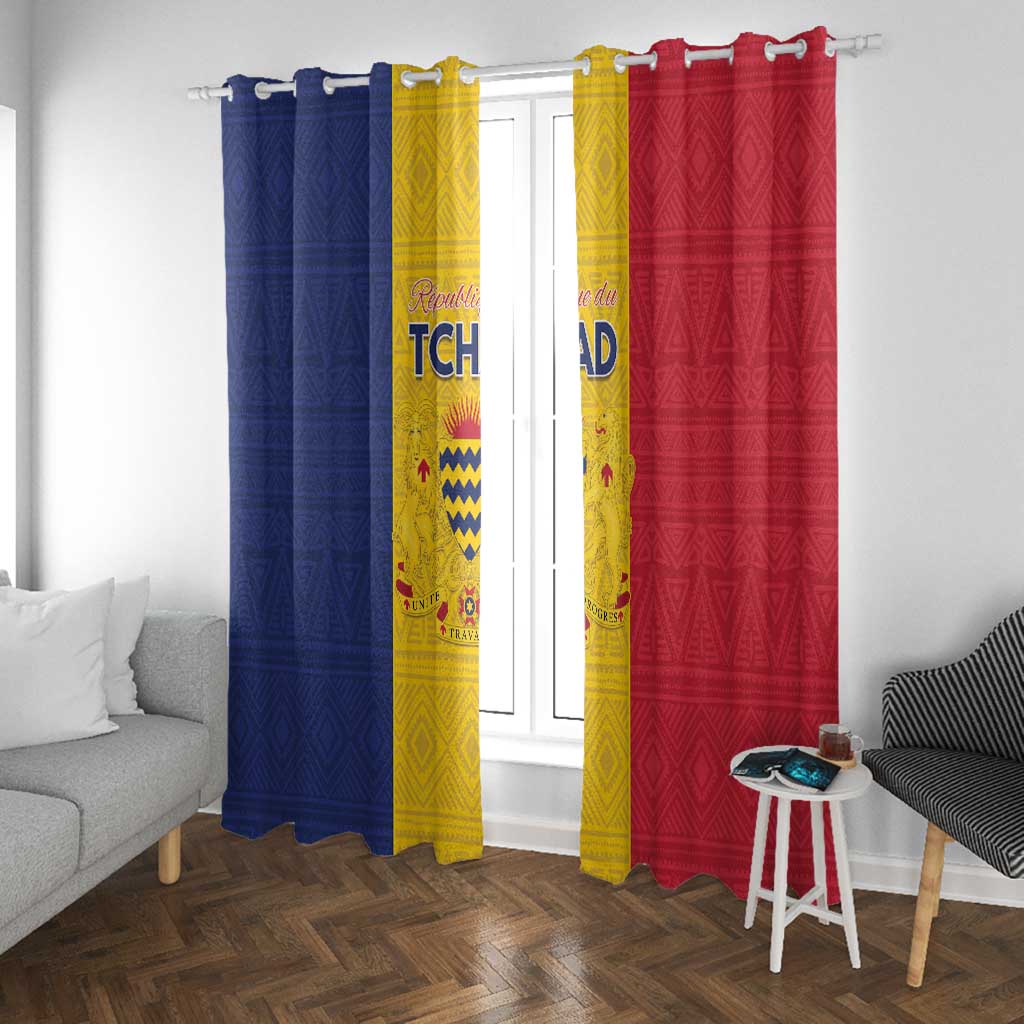Chad Flag Style Window Curtain African Pattern - African Pride
