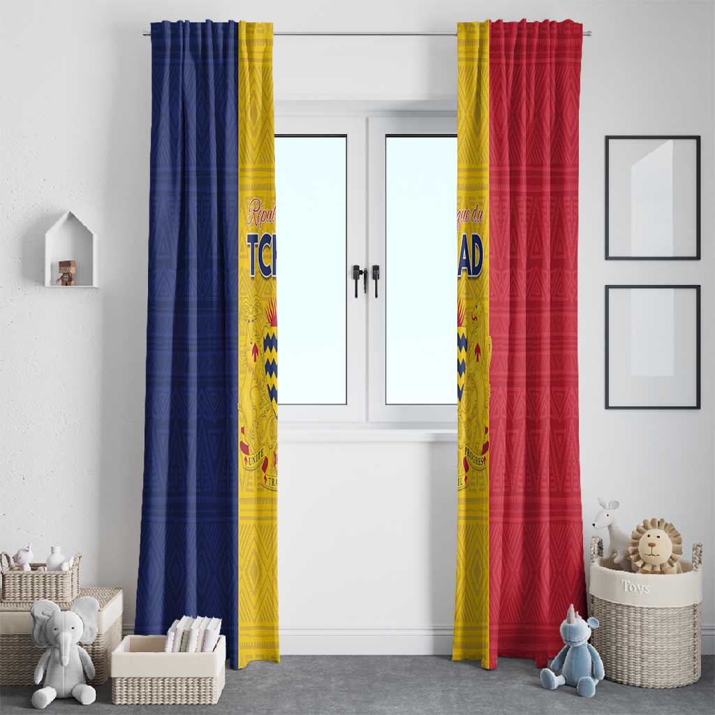 Chad Flag Style Window Curtain African Pattern - African Pride