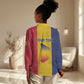 Personalized Chad Flag Style Women Casual Shirt African Pattern - African Pride