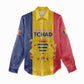 Personalized Chad Flag Style Women Casual Shirt African Pattern - African Pride