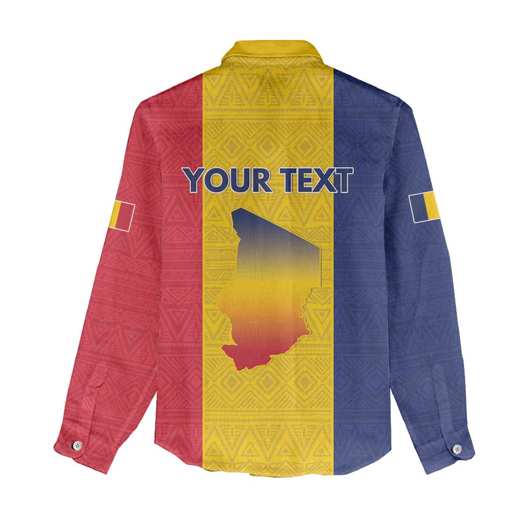 Personalized Chad Flag Style Women Casual Shirt African Pattern - African Pride