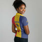 Personalized Chad Flag Style Women Polo Shirt African Pattern - African Pride
