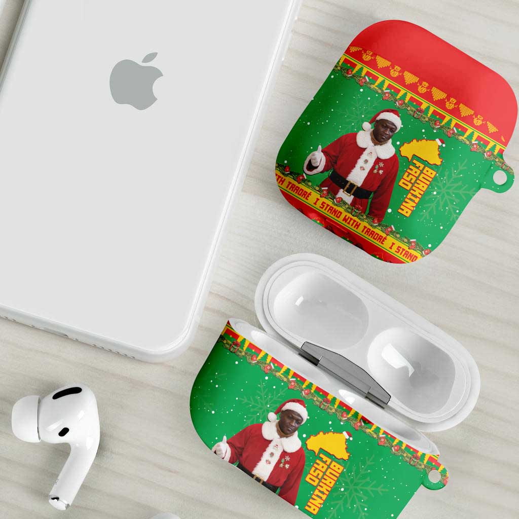 Burkina Faso Christmas AirPods Case I Stand With Traore