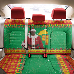 Afro Burkina Faso Christmas Spirit Back Car Seat Cover Stand With Traore Stand With Hope - African Pride