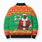 Burkina Faso Christmas Bomber Puffer Jacket I Stand With Traore