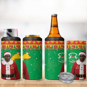 Afro Burkina Faso Christmas Spirit 4 in 1 Can Cooler Tumbler Stand With Traore Stand With Hope - African Pride