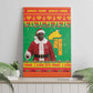 Afro Burkina Faso Christmas Spirit Canvas Wall Art Stand With Traore Stand With Hope - African Pride