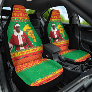 Afro Burkina Faso Christmas Spirit Car Seat Cover Stand With Traore Stand With Hope - African Pride