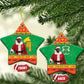 Afro Christmas in Burkina Faso Ibrahim Traore Ceramic Ornament Merry Christmas - African Pride