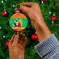 Afro Christmas in Burkina Faso Ibrahim Traore Ceramic Ornament Merry Christmas - African Pride