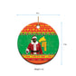 Afro Christmas in Burkina Faso Ibrahim Traore Ceramic Ornament Merry Christmas - African Pride