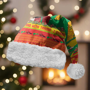 Afro Christmas in Burkina Faso Ibrahim Traore Christmas Santa Hat Merry Christmas - African Pride