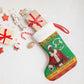 Afro Christmas in Burkina Faso Ibrahim Traore Christmas Stocking Merry Christmas - African Pride