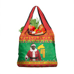 Afro Burkina Faso Christmas Spirit Grocery Bag Stand With Traore Stand With Hope - African Pride