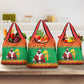 Afro Burkina Faso Christmas Spirit Grocery Bag Stand With Traore Stand With Hope - African Pride