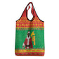 Afro Burkina Faso Christmas Spirit Grocery Bag Stand With Traore Stand With Hope - African Pride