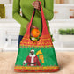 Afro Burkina Faso Christmas Spirit Grocery Bag Stand With Traore Stand With Hope - African Pride