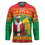 Burkina Faso Christmas Hockey Jersey I Stand With Traore