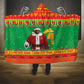 Afro Burkina Faso Christmas Spirit Hooded Blanket Stand With Traore Stand With Hope - African Pride