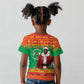 Afro Burkina Faso Christmas Spirit Kid T shirt Stand With Traore Stand With Hope - African Pride