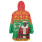 Afro Burkina Faso Christmas Spirit Kid Wearable Blanket Hoodie Stand With Traore Stand With Hope - African Pride