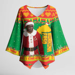 Burkina Faso Christmas Kimono Sleeve Blouse I Stand With Traore