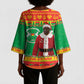 Burkina Faso Christmas Kimono Sleeve Blouse I Stand With Traore