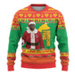 Afro Christmas in Burkina Faso Ibrahim Traore Ugly Christmas Sweater Merry Christmas - African Pride