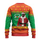 Afro Christmas in Burkina Faso Ibrahim Traore Ugly Christmas Sweater Merry Christmas - African Pride