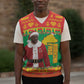 Afro Christmas in Burkina Faso Ibrahim Traore Christmas Knitted V-Neck Vest Merry Christmas - African Pride