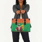 Burkina Faso Christmas Leather Bag I Stand With Traore