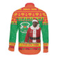 Afro Burkina Faso Christmas Spirit Long Sleeve Button Shirt Stand With Traore Stand With Hope - African Pride