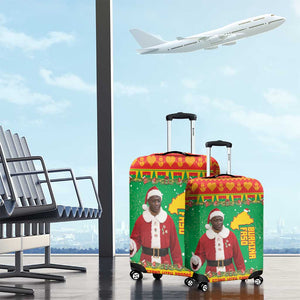 Afro Burkina Faso Christmas Spirit Luggage Cover Stand With Traore Stand With Hope - African Pride