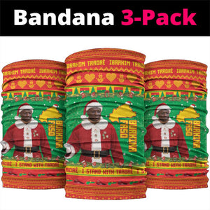 Afro Burkina Faso Christmas Spirit Neck Gaiter Stand With Traore Stand With Hope - African Pride